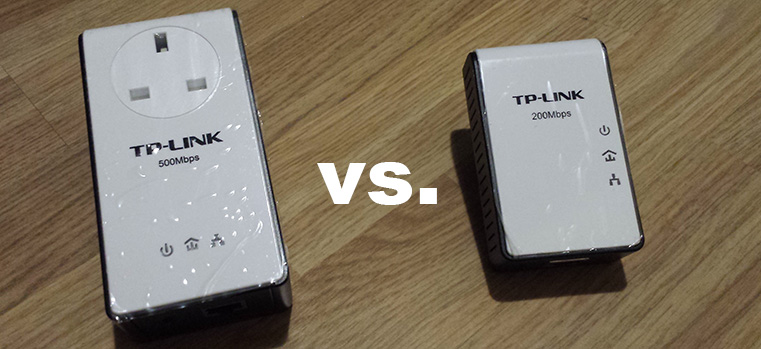 TP-Link Powerline Adapter Comparison:  200Mbps vs. 500Mbps